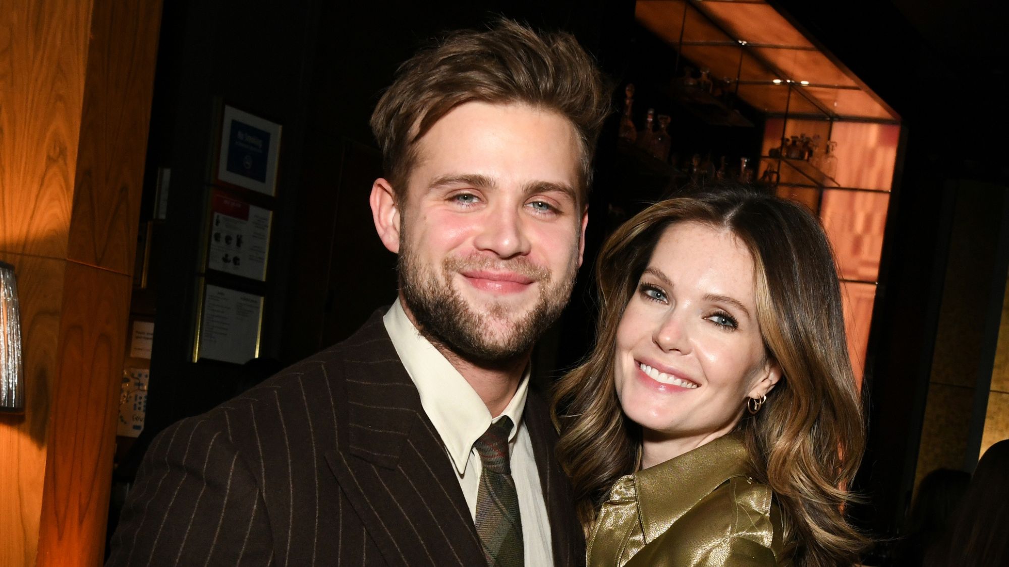 Leo Woodall and Meghann Fahy