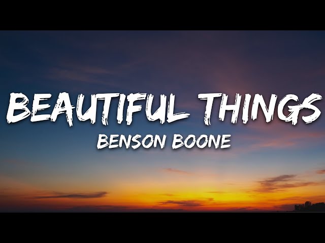 Benson Boone Beautiful Things